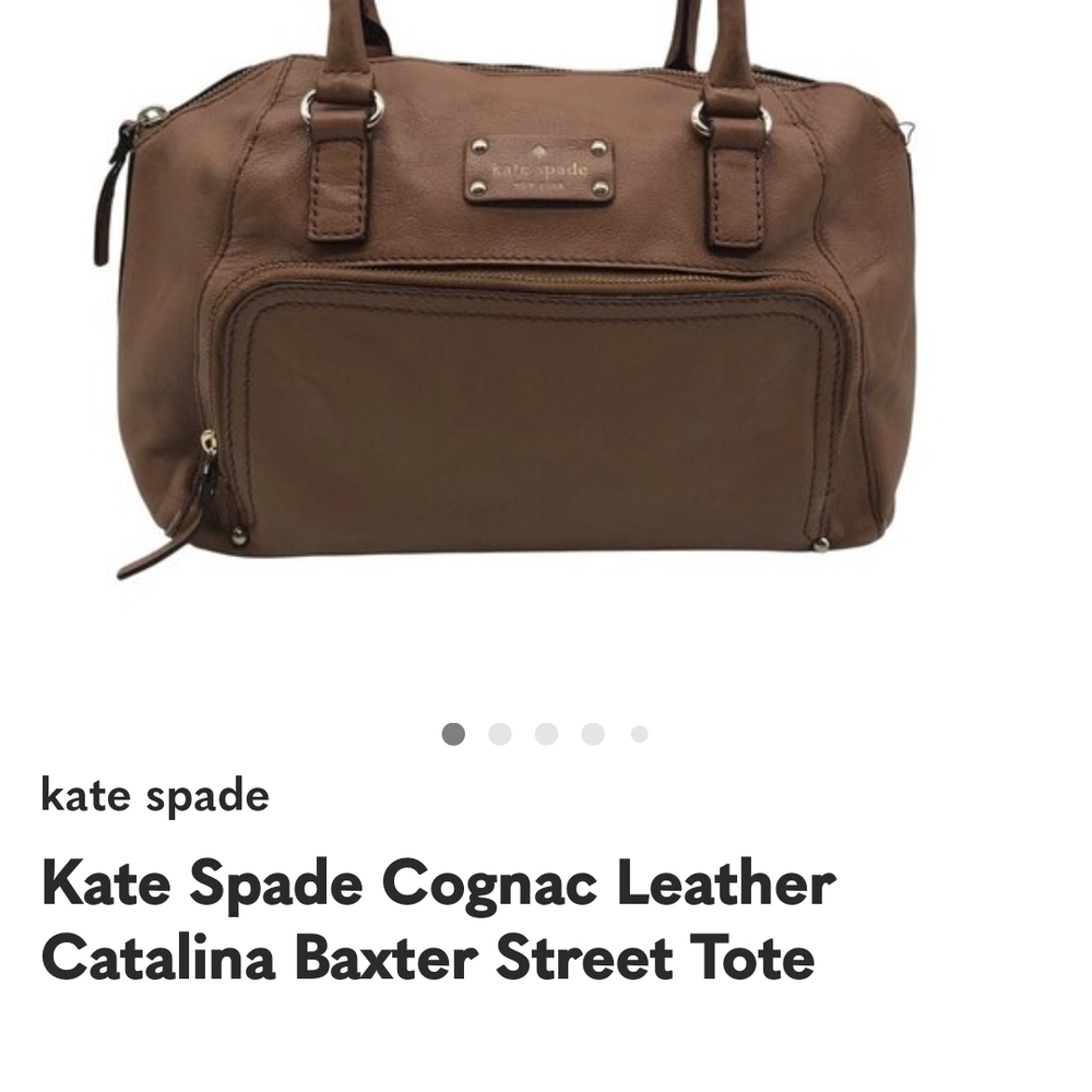 Kate Spade Cognac Leather Tote